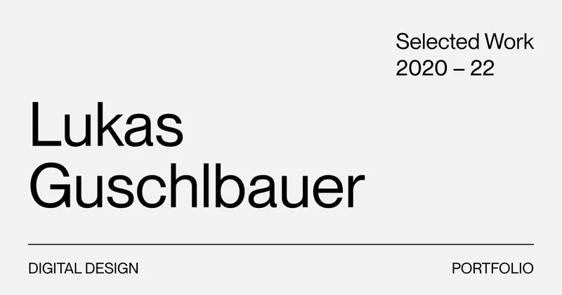 Lukas Guschlbauer - Lead Product Designer