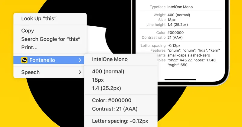 Fontanello – because you have a weak spot for fonts