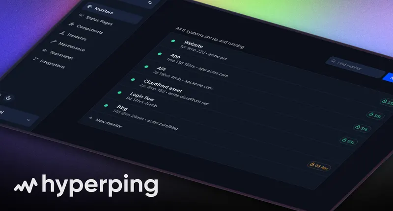 hyperping.io's Open Graph Image