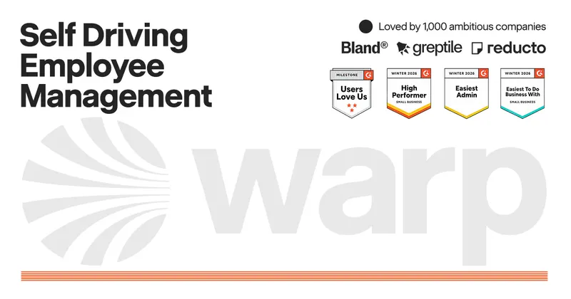 Warp - AI-Native Employee Management's Open Graph Image