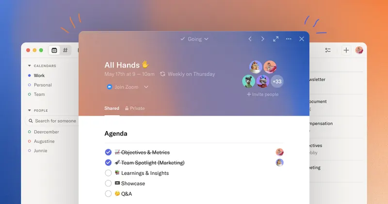 Ready — The calendar you need to meet